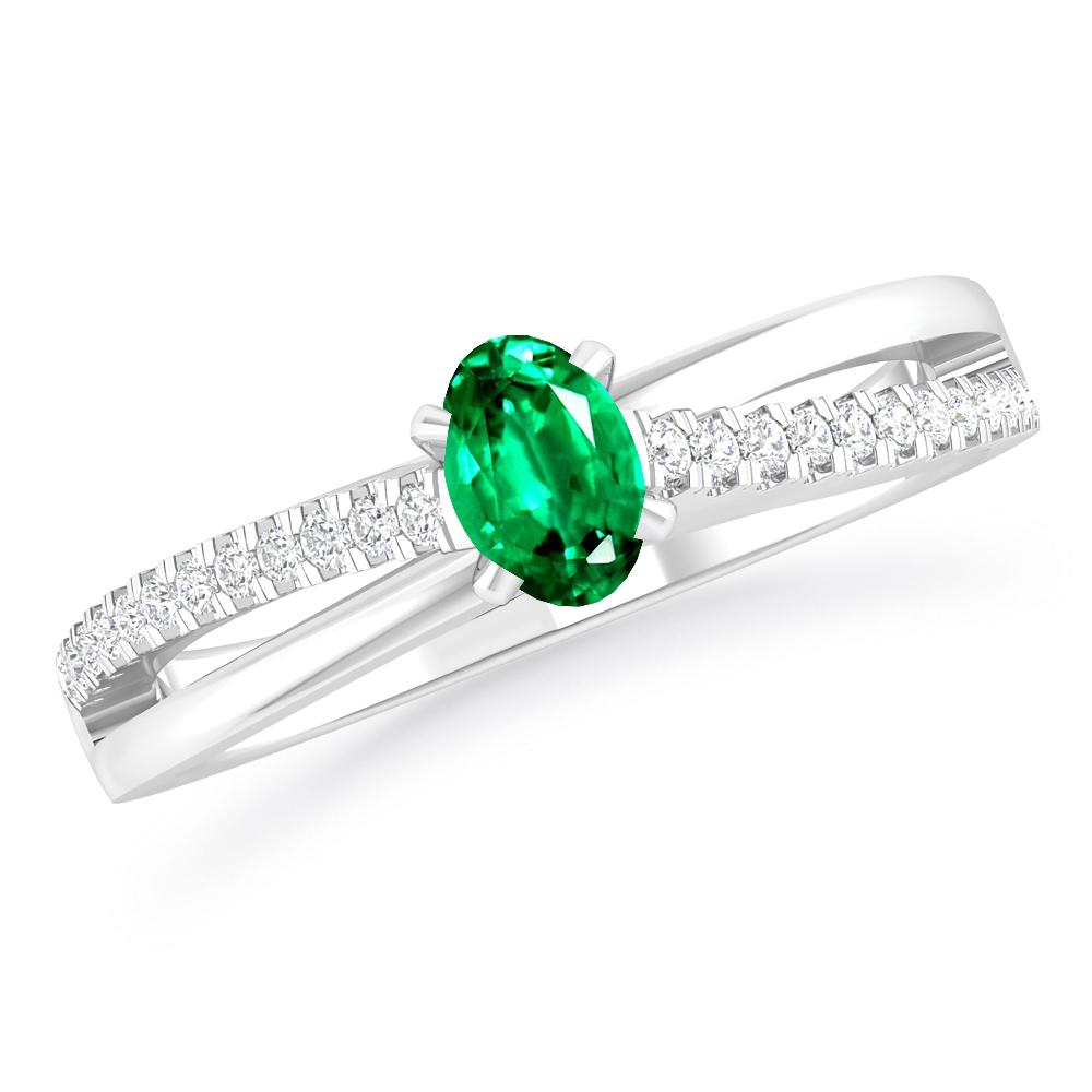 White Gold - Emerald