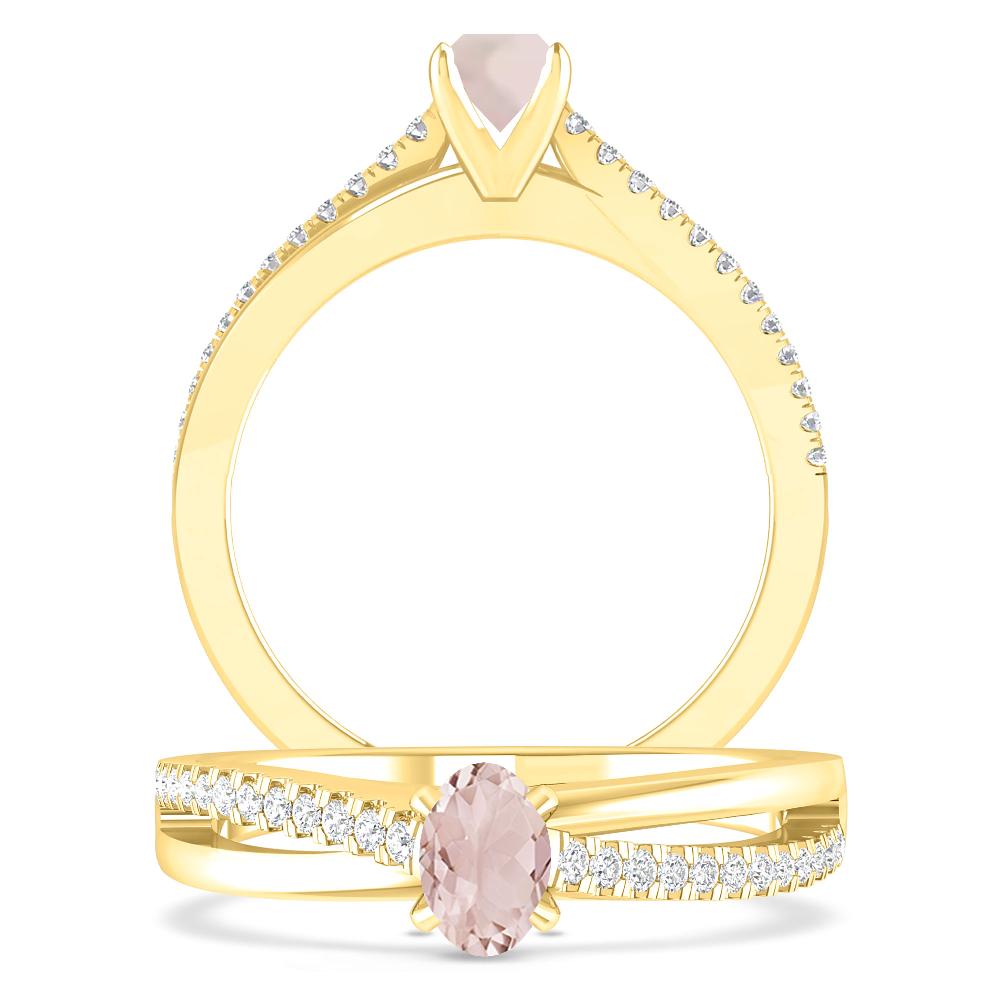 Yellow Gold - Morganite