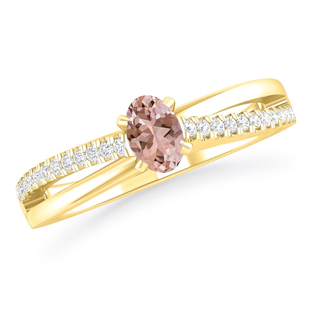 Yellow Gold - Morganite