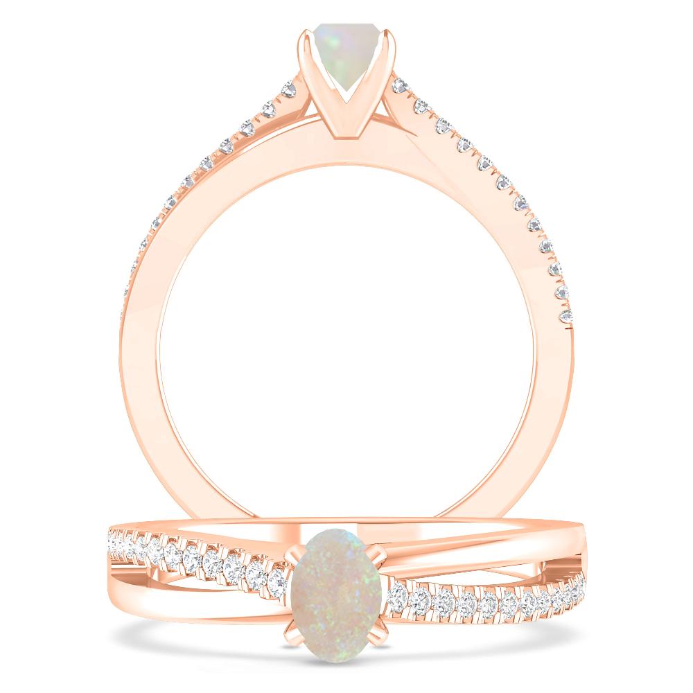 Rose Gold - Opal