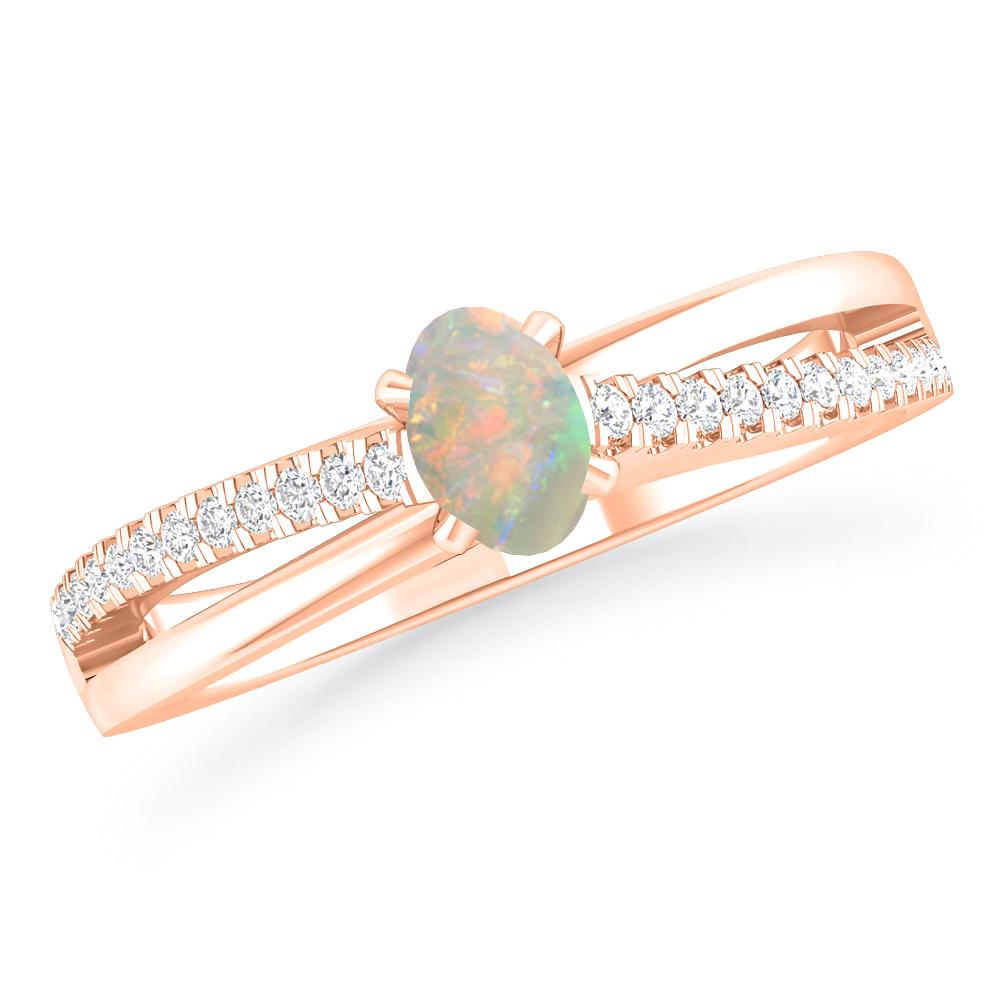 Rose Gold - Opal