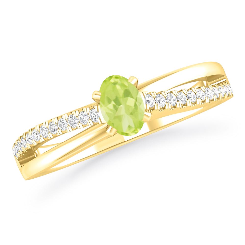 Yellow Gold - Peridot