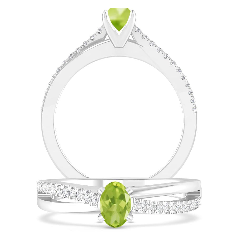 White Gold - Peridot