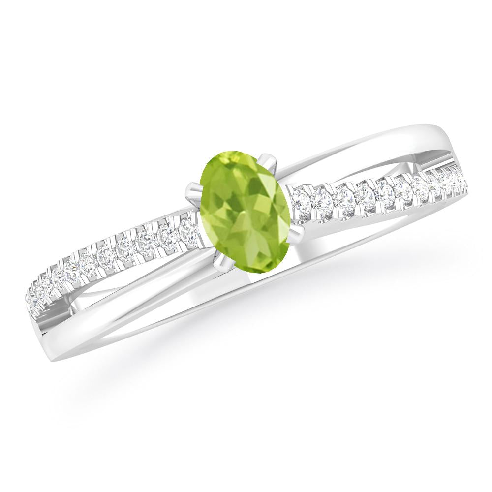 White Gold - Peridot