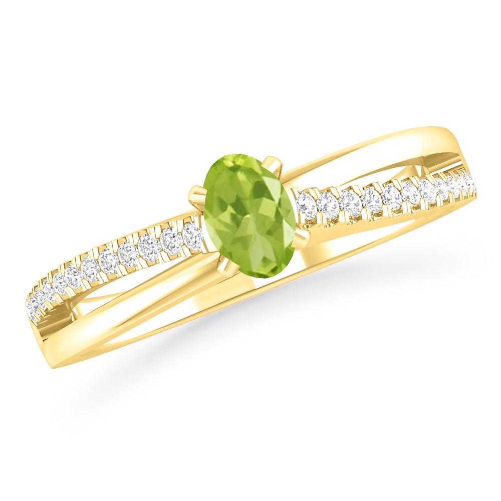Yellow Gold - Peridot