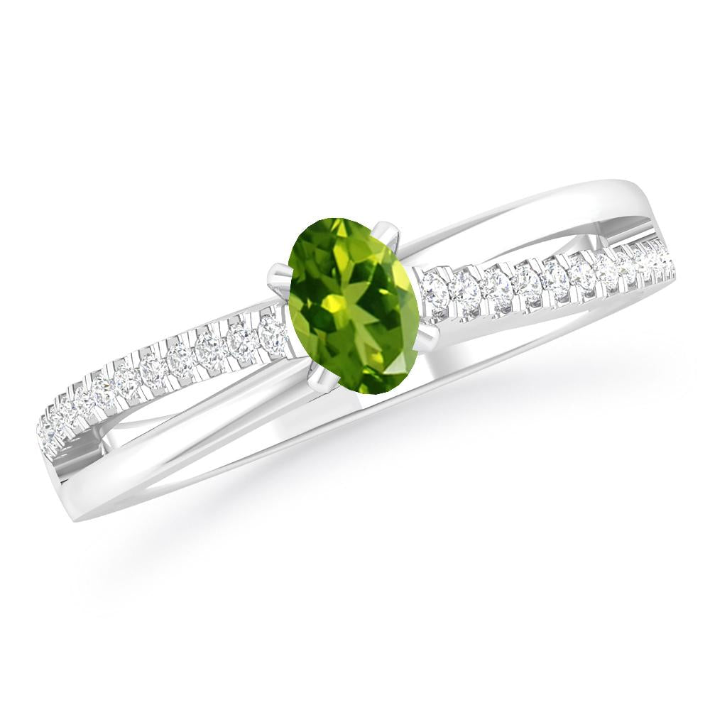 White Gold - Peridot