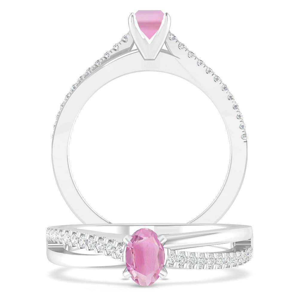 White Gold - Pink Tourmaline