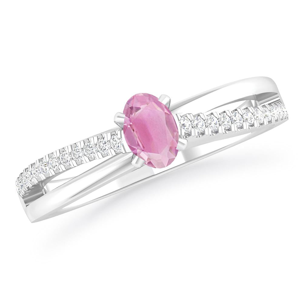 White Gold - Pink Tourmaline