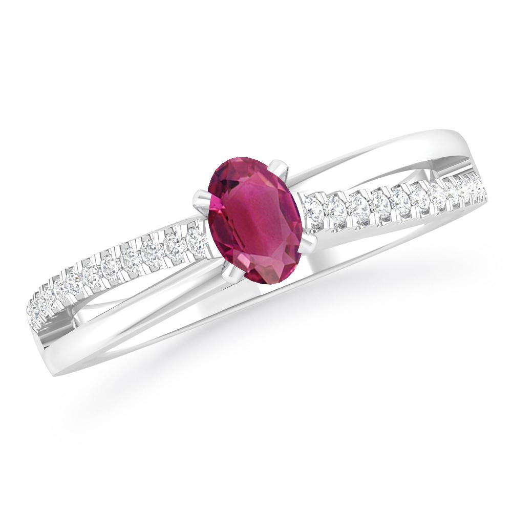 White Gold - Pink Tourmaline