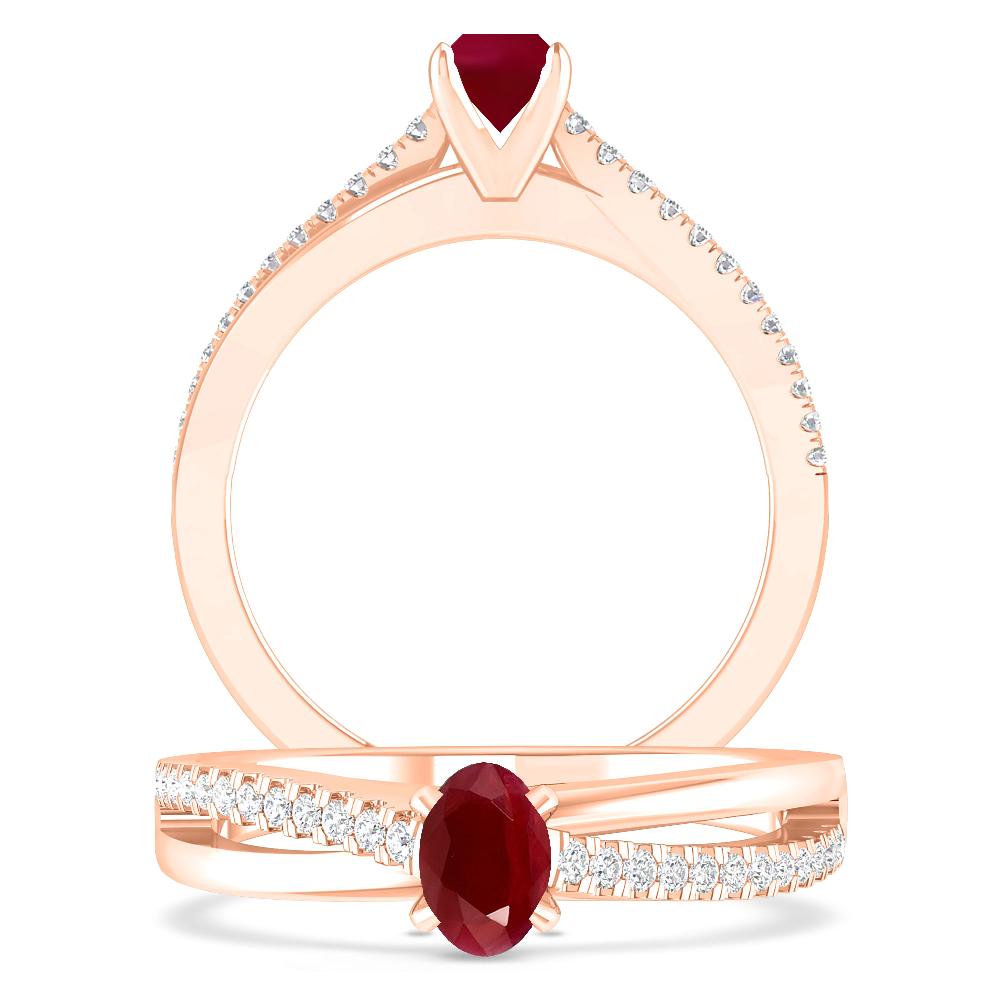 Rose Gold - Ruby