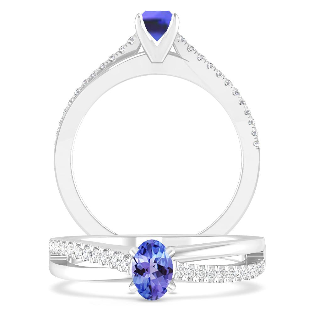 White Gold - Tanzanite