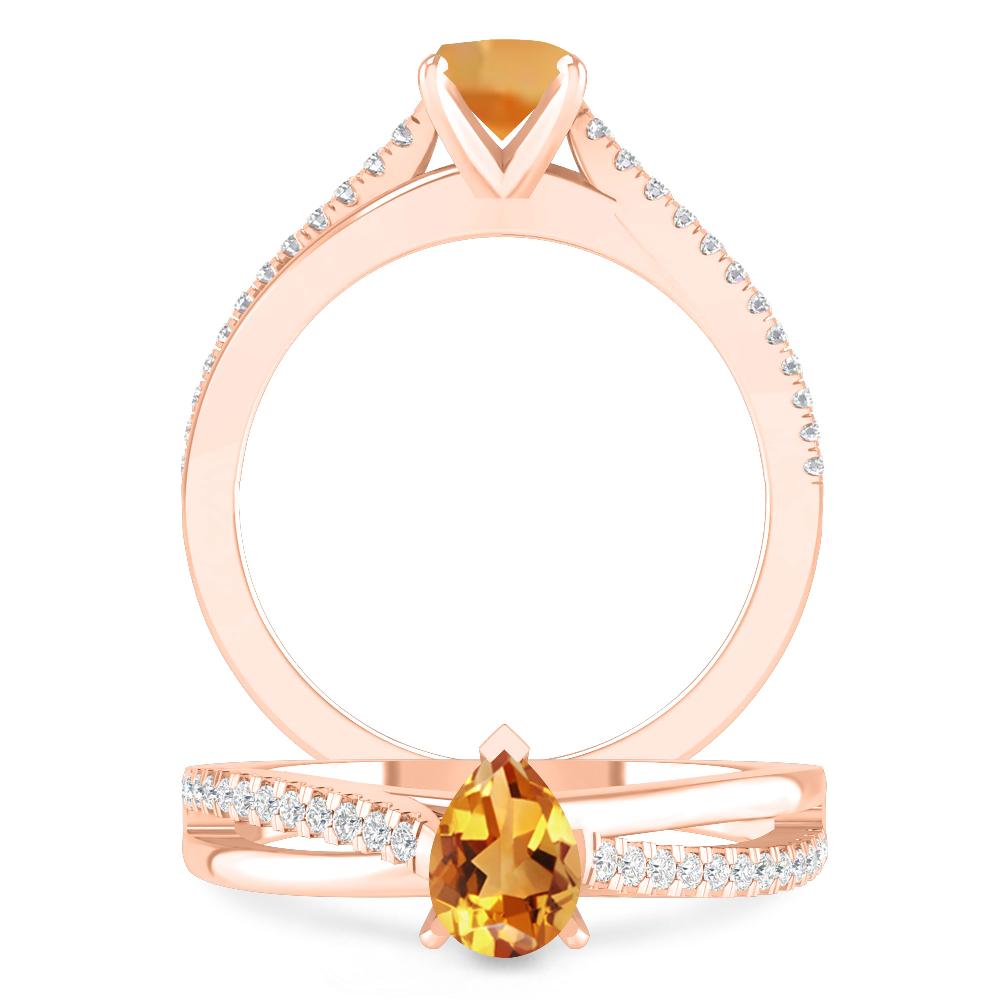 Rose Gold - Citrine