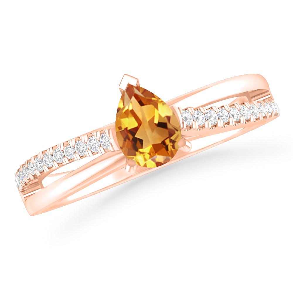 Rose Gold - Citrine