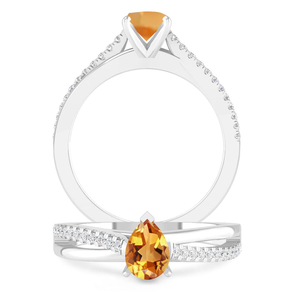 White Gold - Citrine