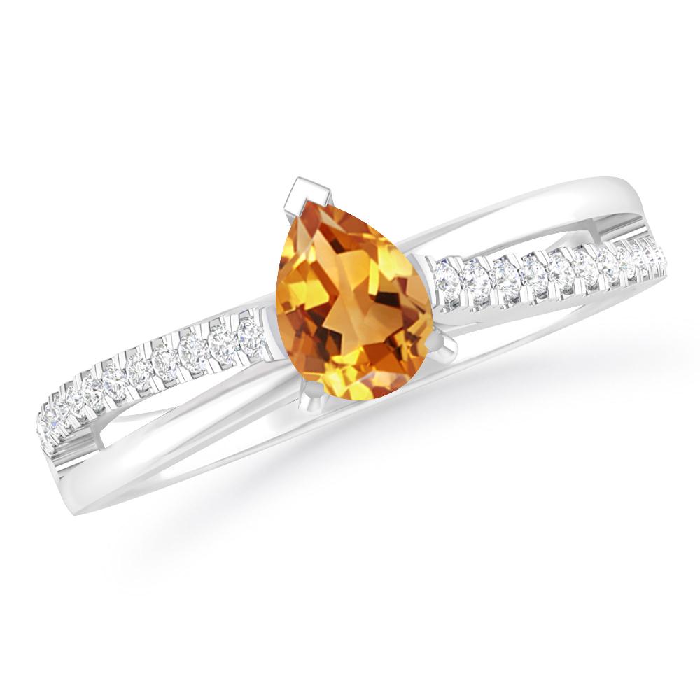 White Gold - Citrine