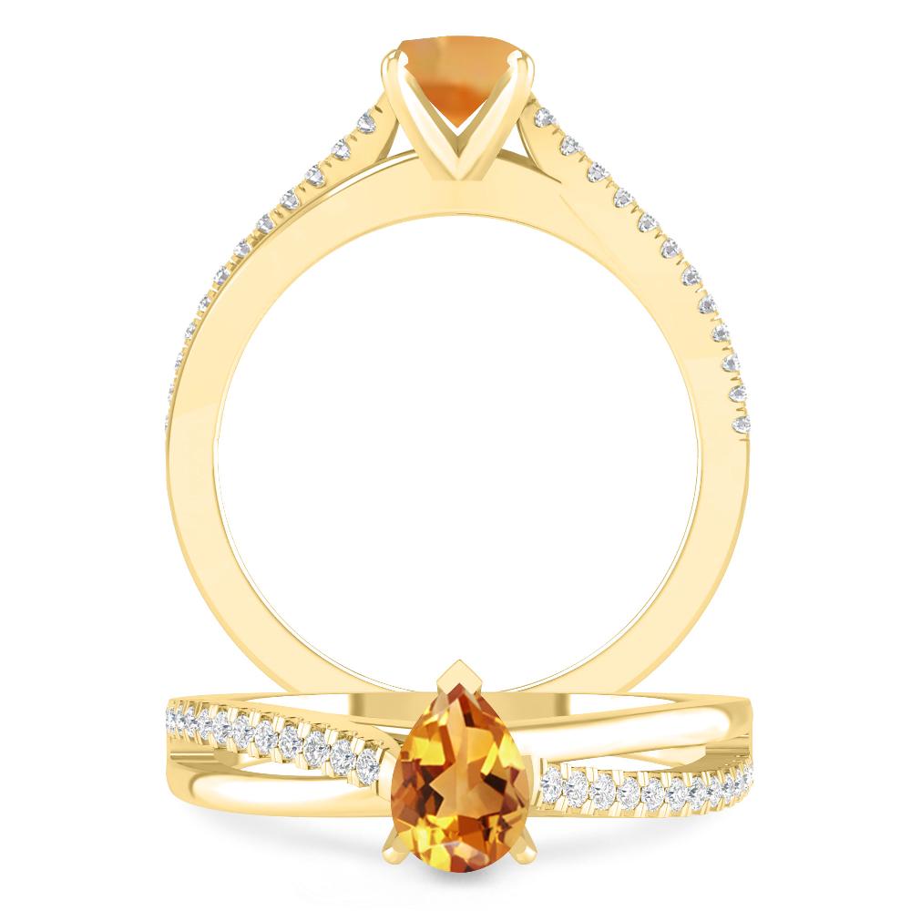 Yellow Gold - Citrine