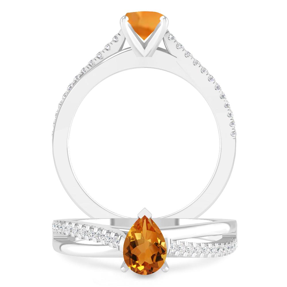 White Gold - Citrine