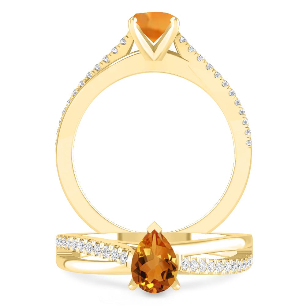 Yellow Gold - Citrine