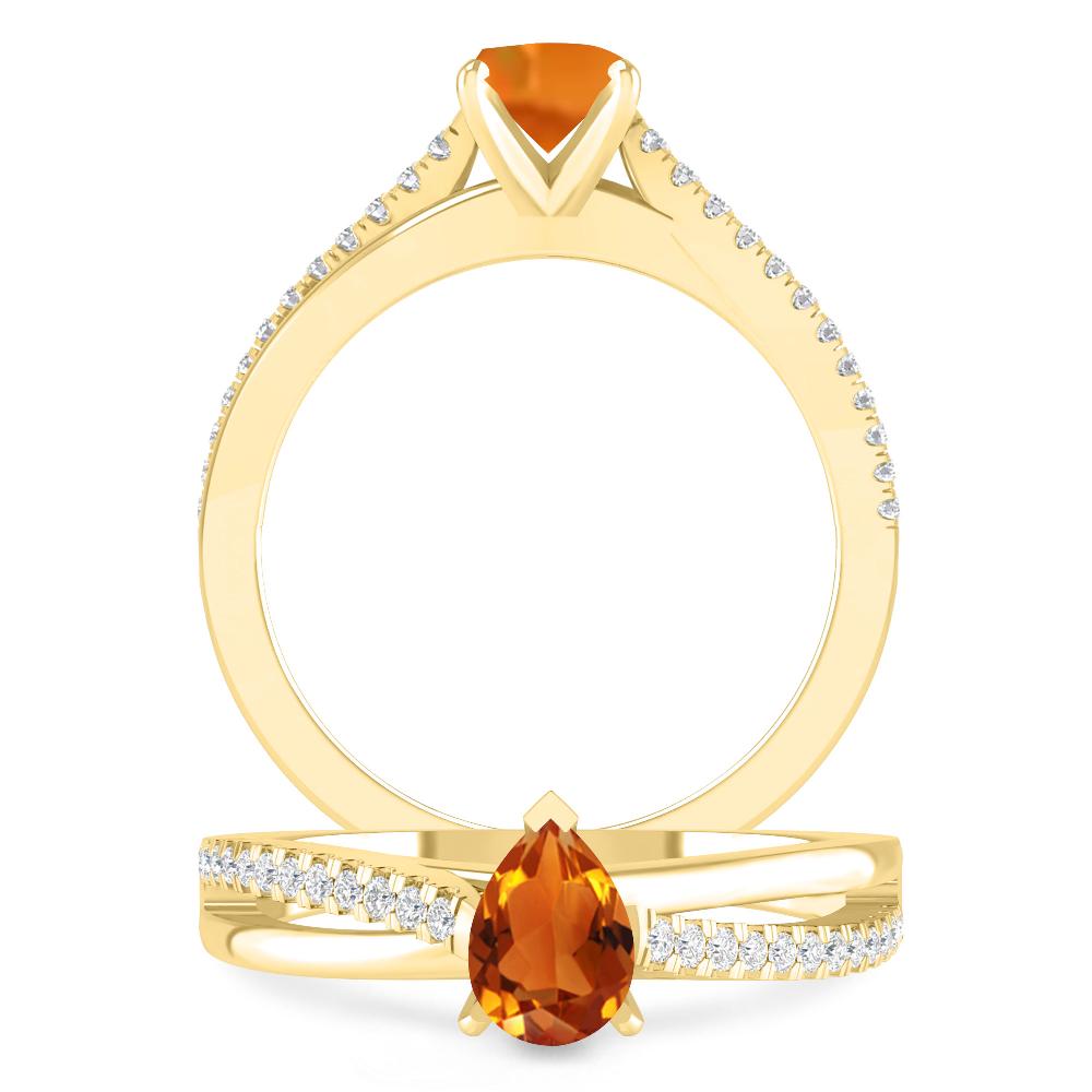 Yellow Gold - Citrine