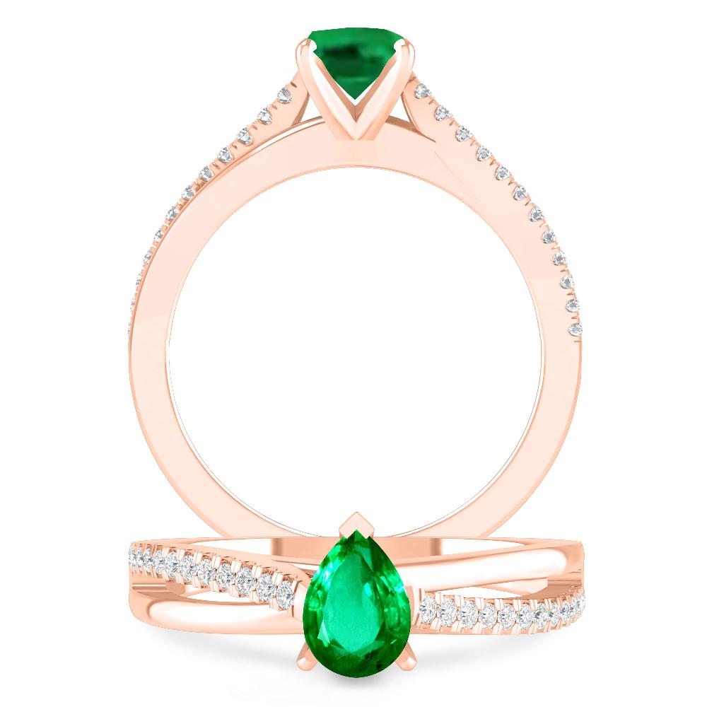 Rose Gold - Emerald