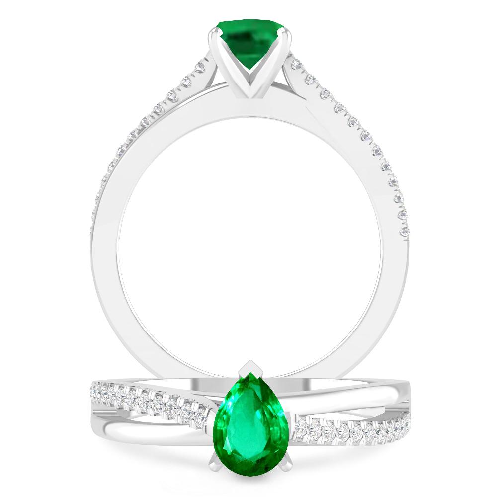 White Gold - Emerald