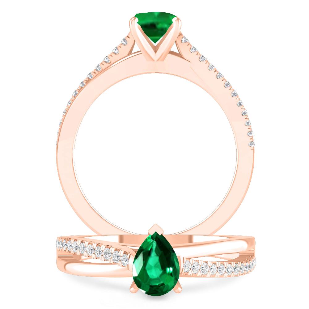 Rose Gold - Emerald