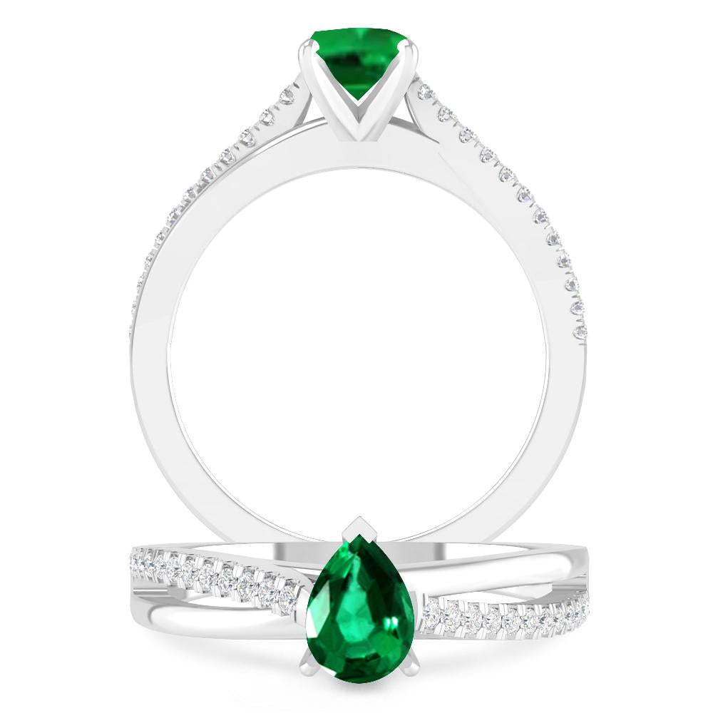 White Gold - Emerald