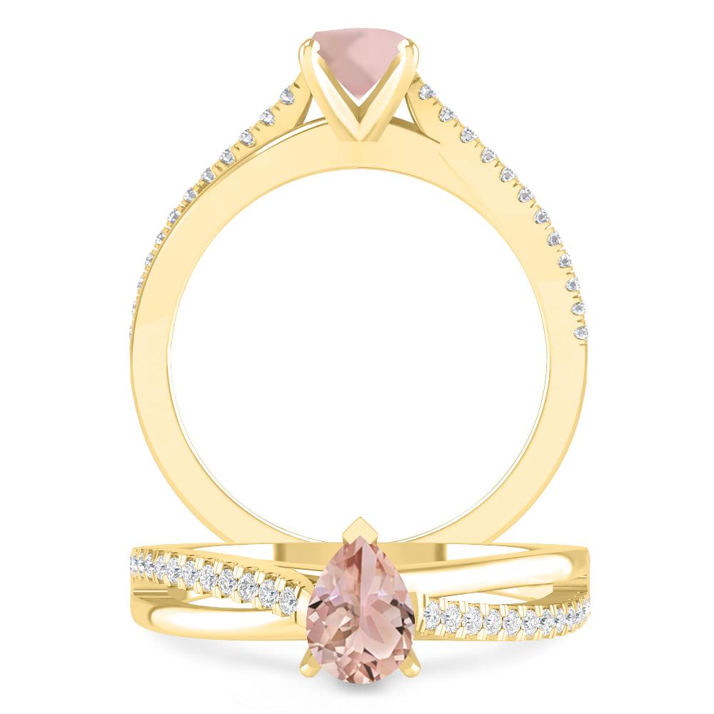 Yellow Gold - Morganite