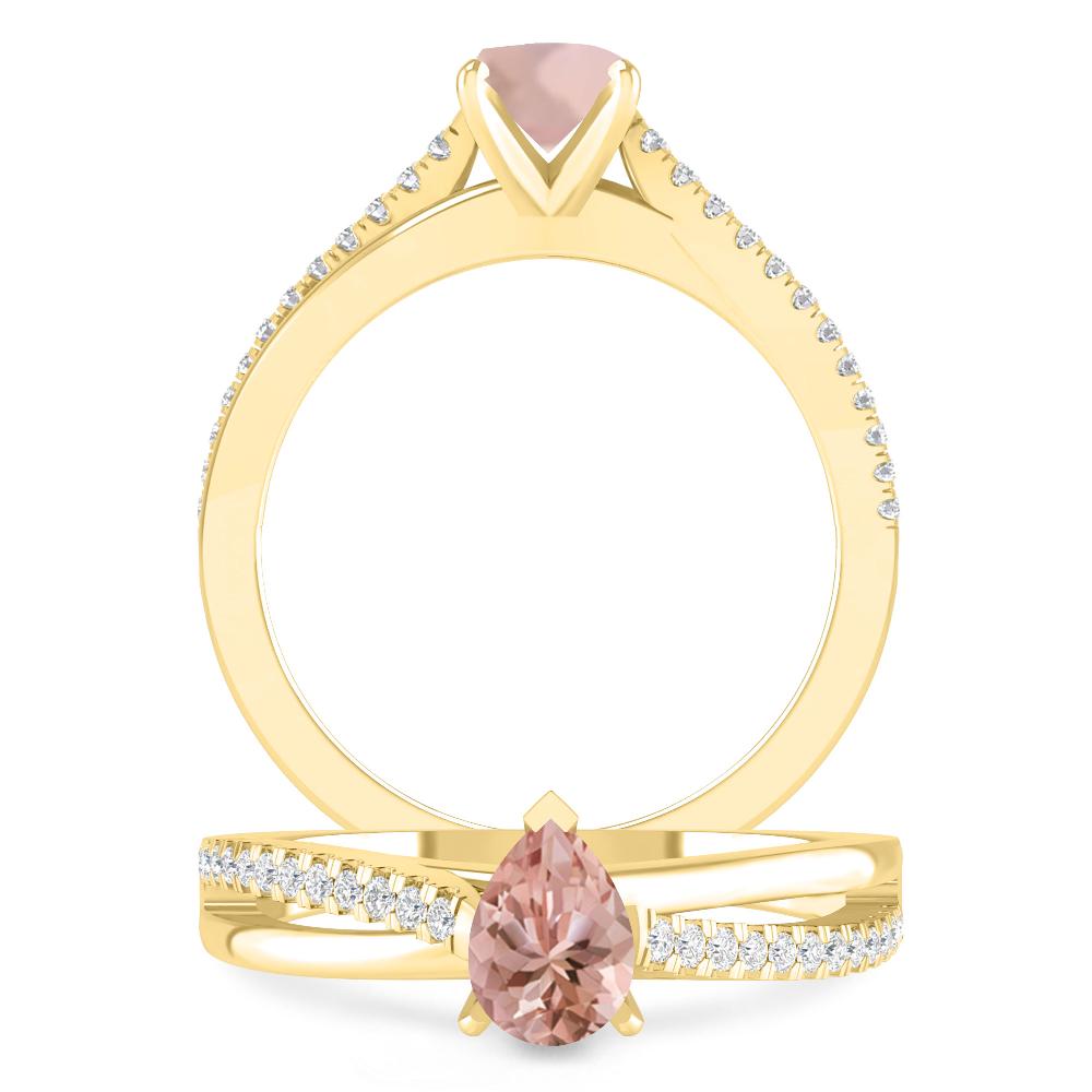 Yellow Gold - Morganite