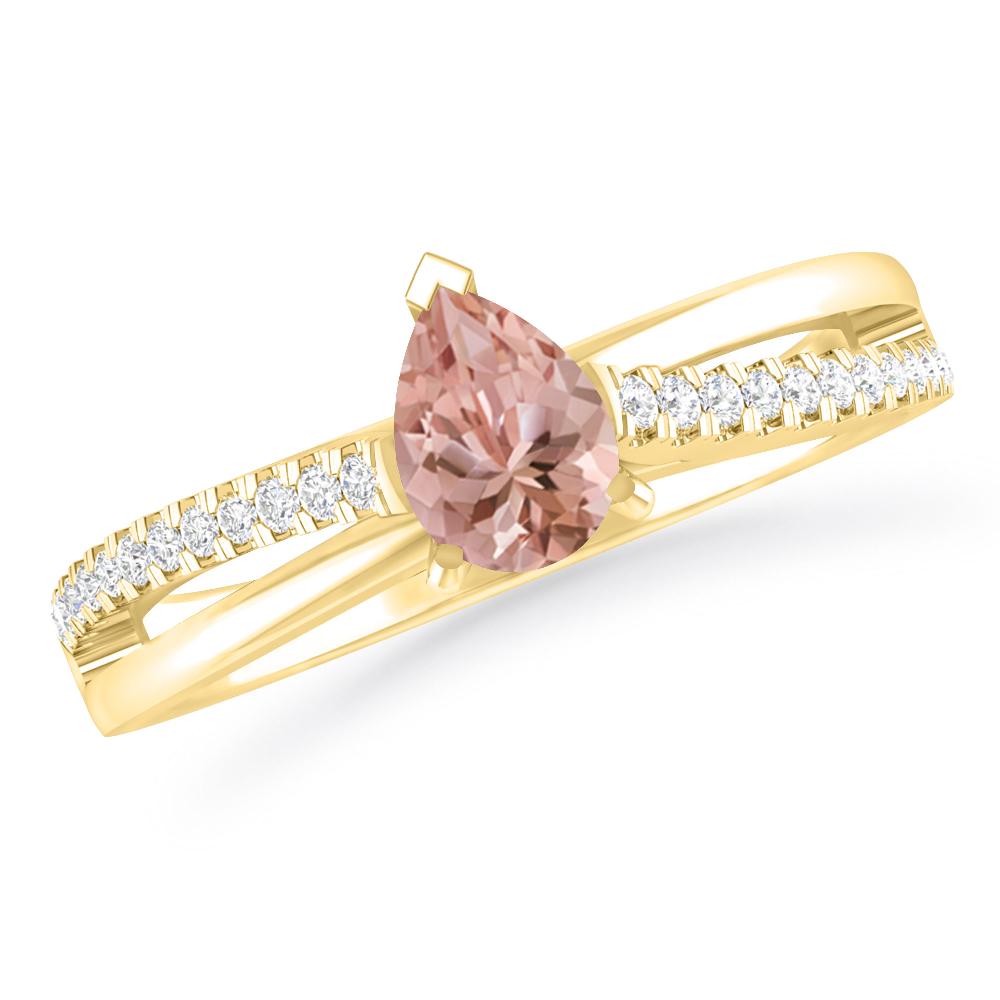 Yellow Gold - Morganite