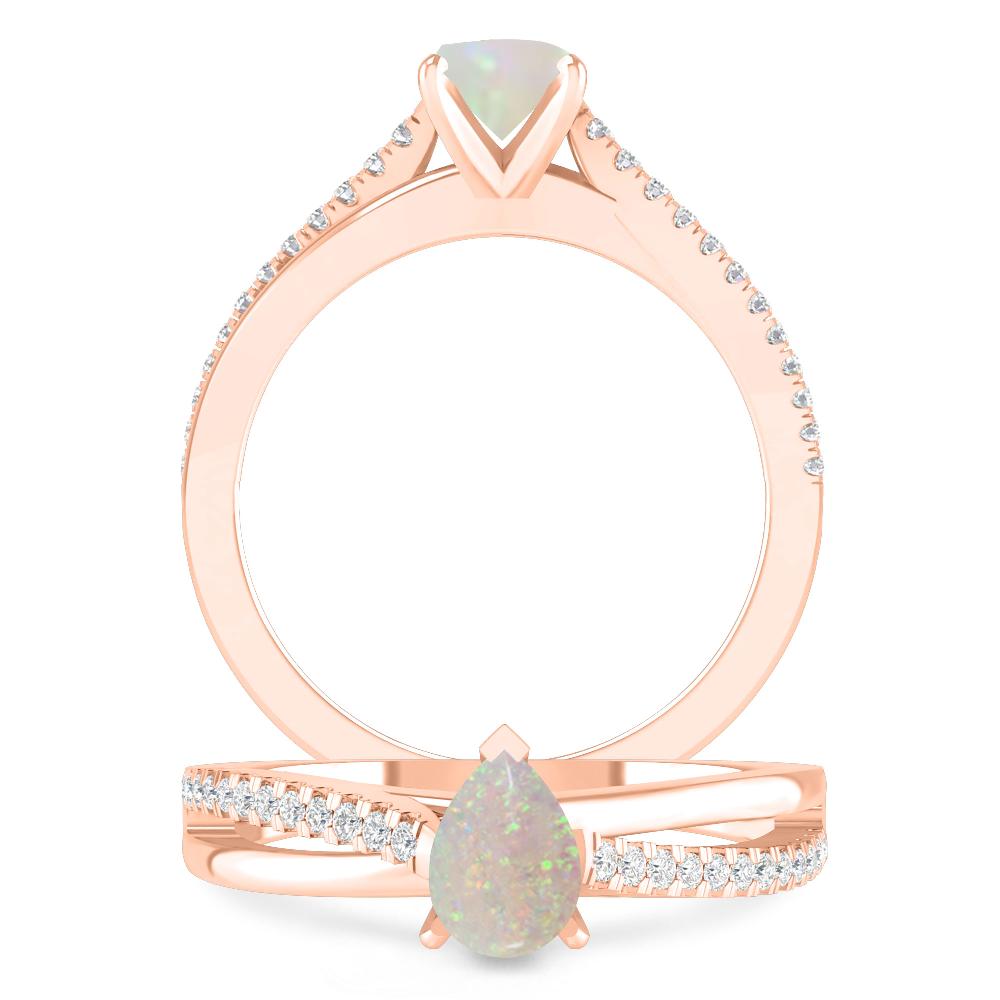 Rose Gold - Opal