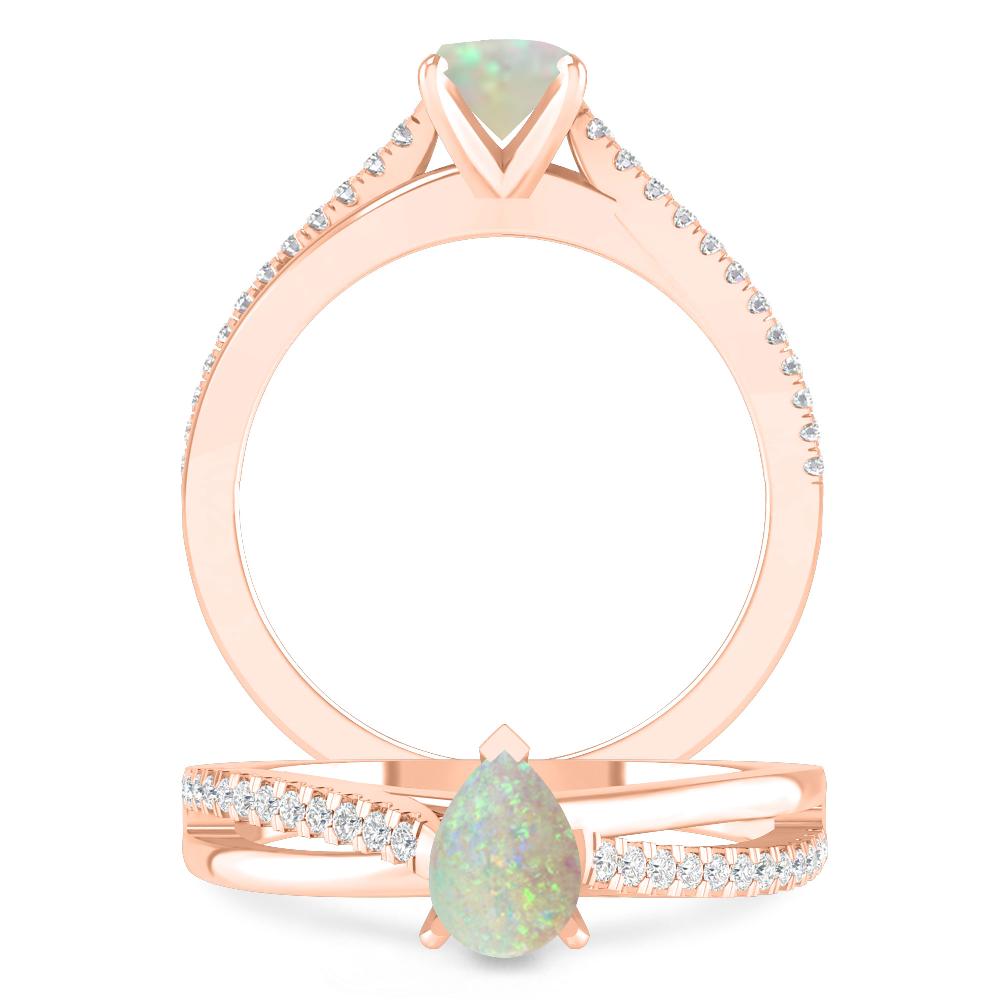 Rose Gold - Opal