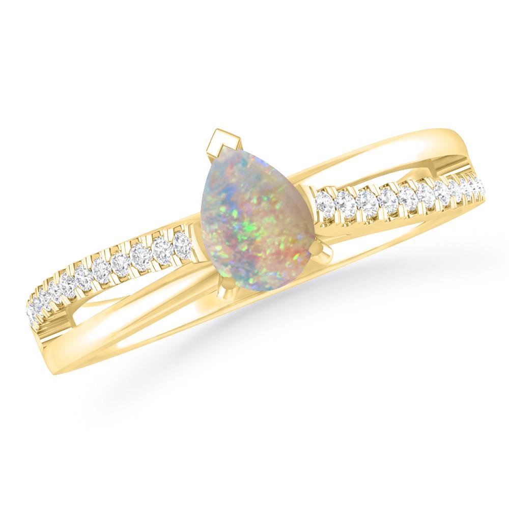 Yellow Gold - Opal