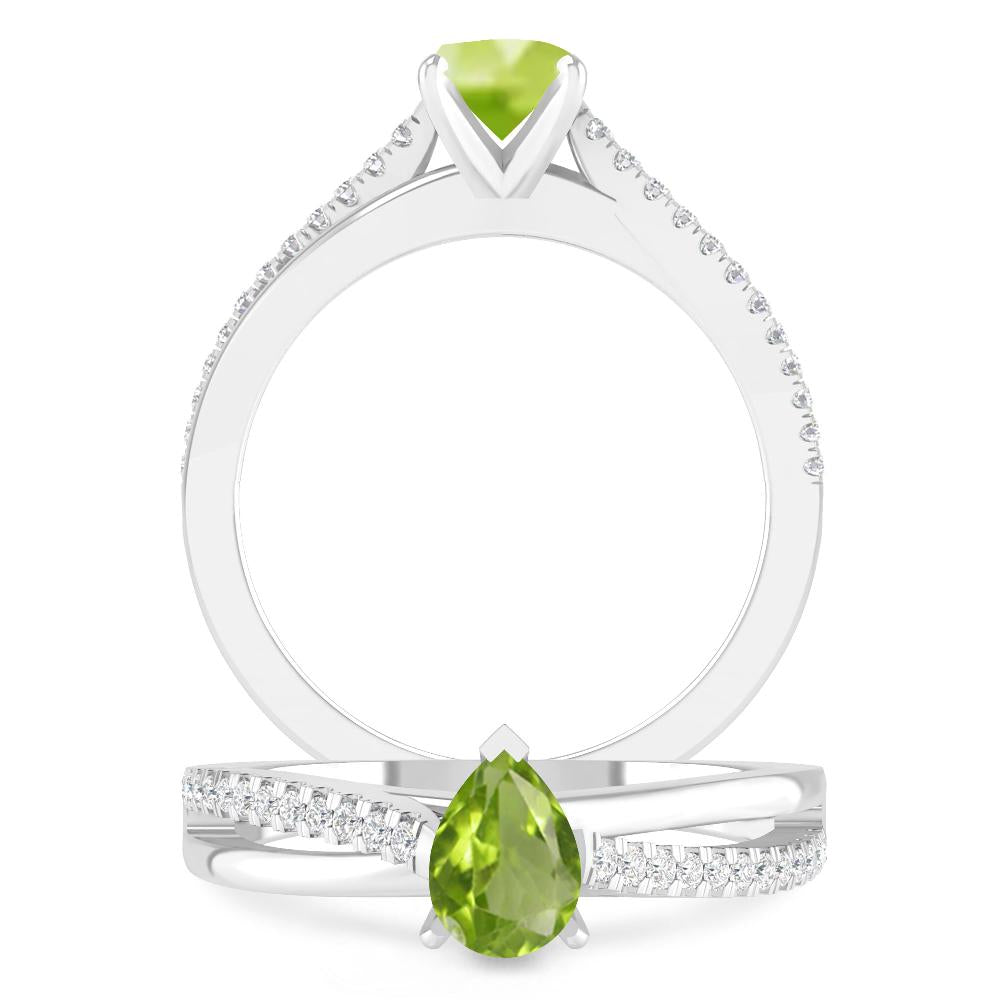 White Gold - Peridot