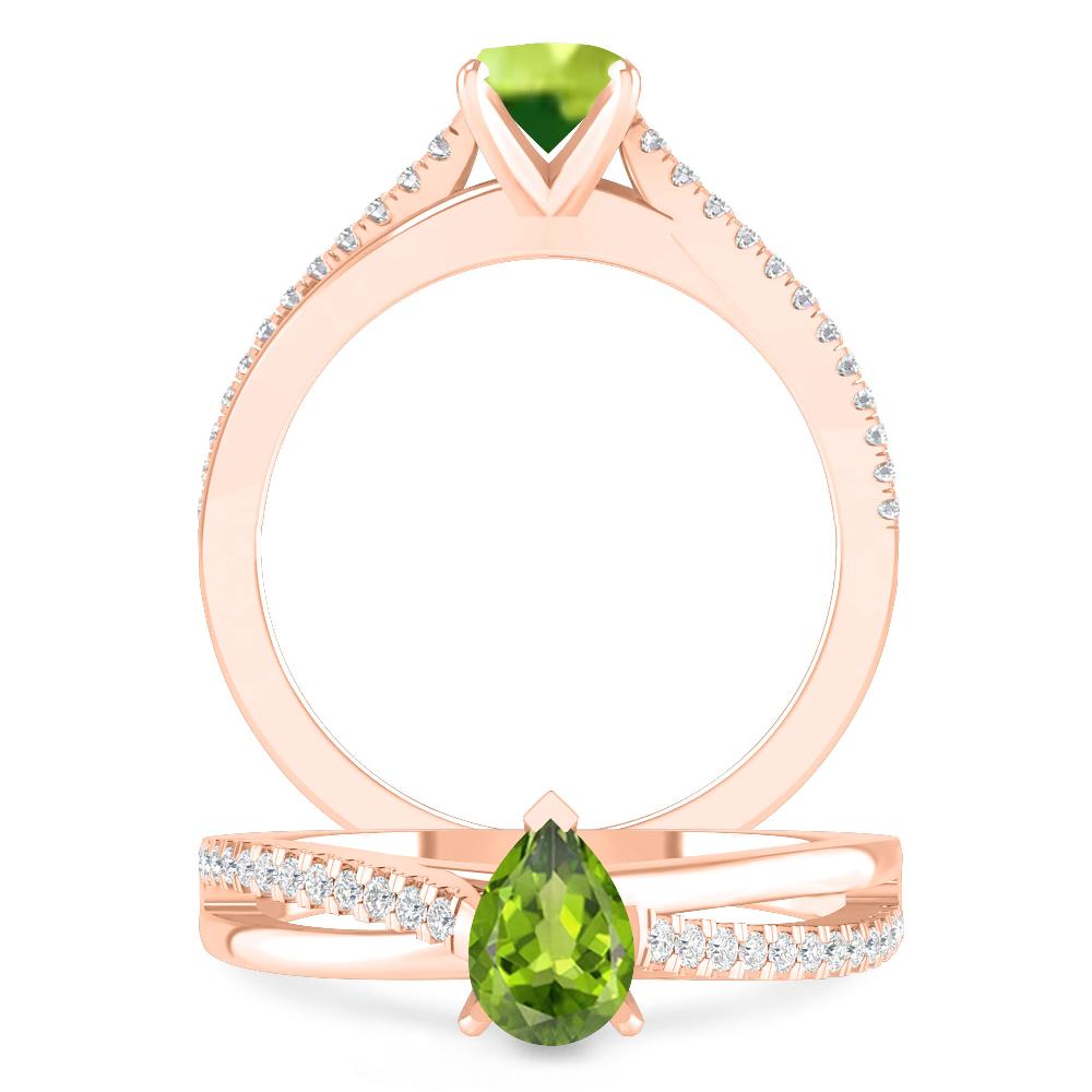 Rose Gold - Peridot