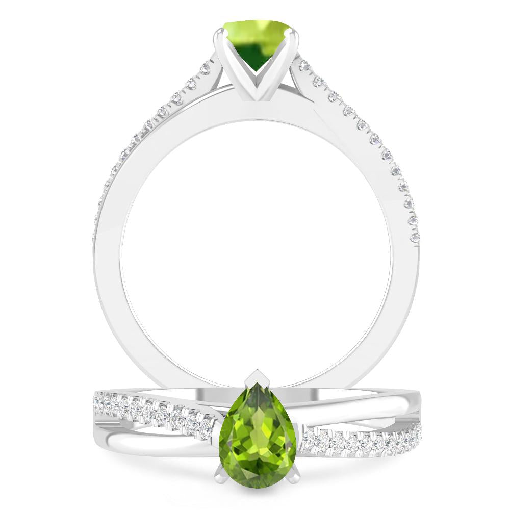 White Gold - Peridot