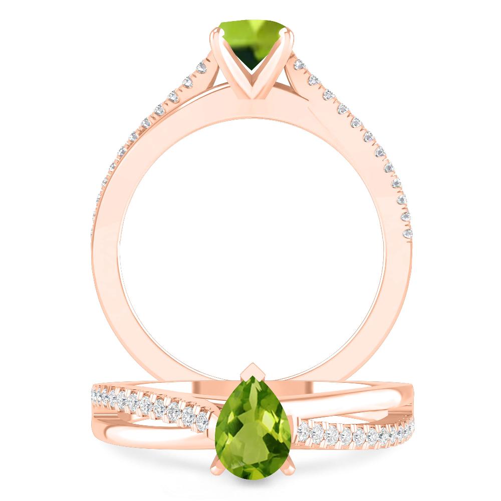 Rose Gold - Peridot