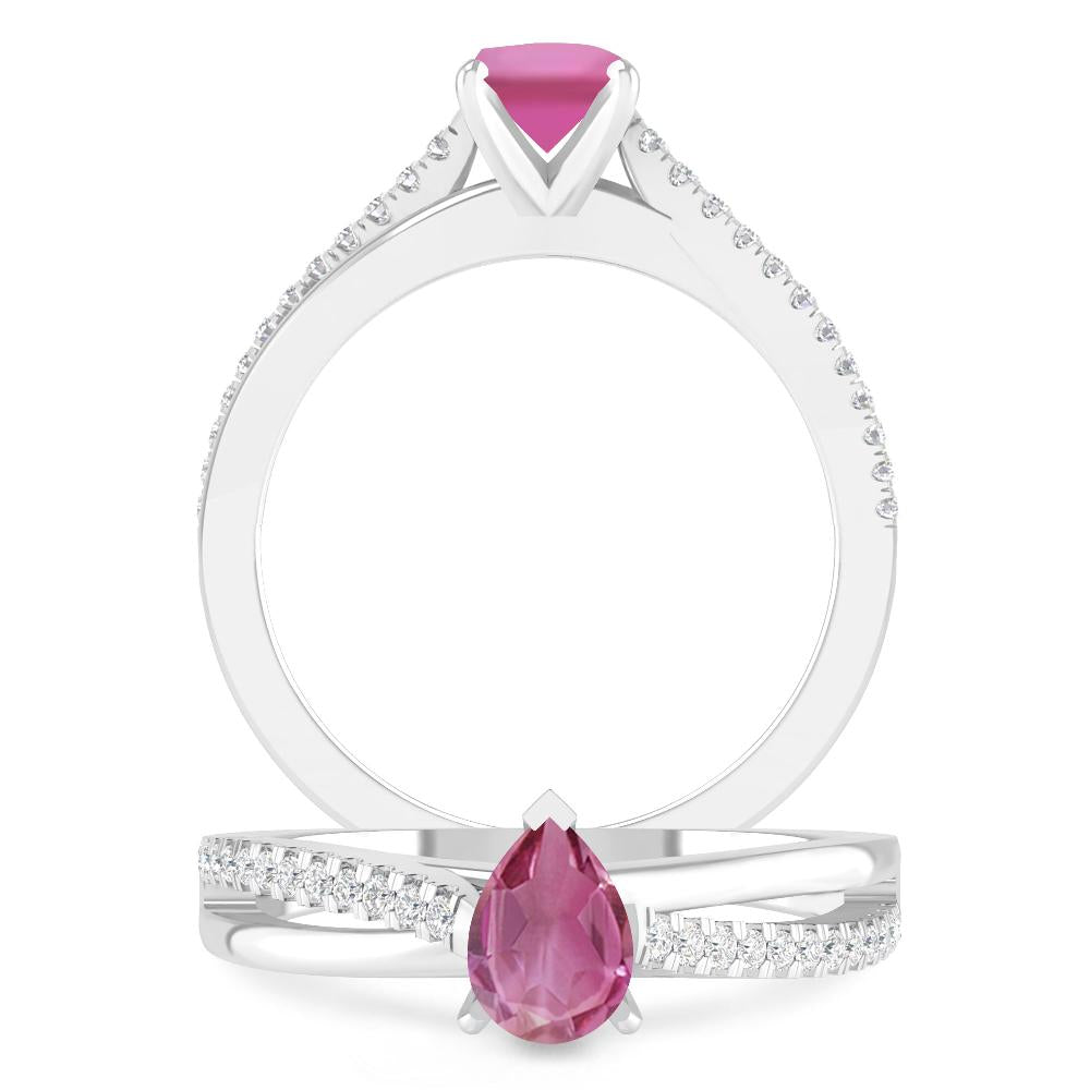 White Gold - Pink Tourmaline