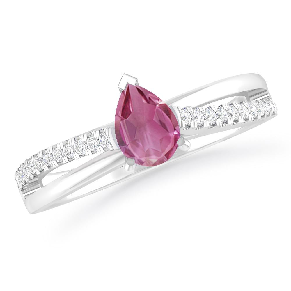 White Gold - Pink Tourmaline