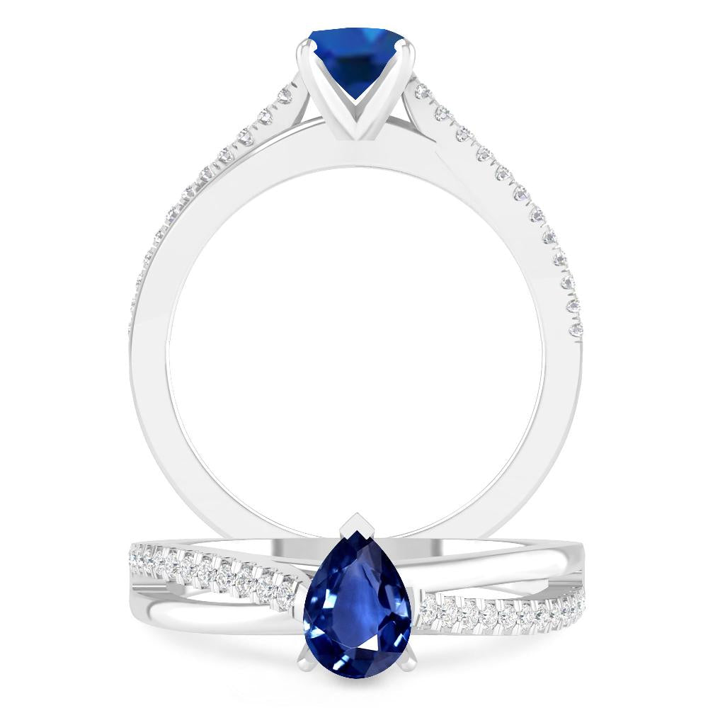 White Gold - Sapphire