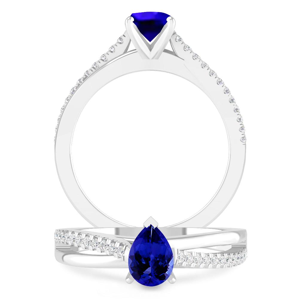 White Gold - Tanzanite