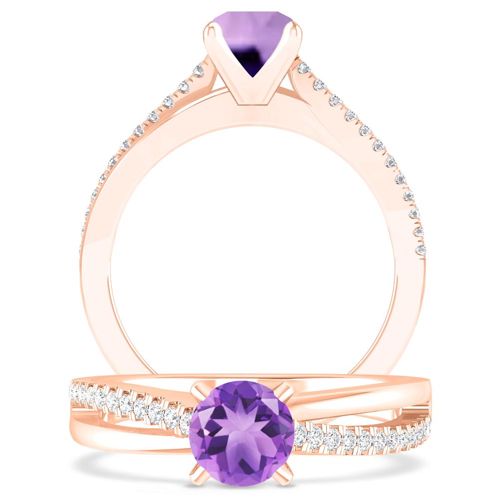 Rose Gold - Amethyst