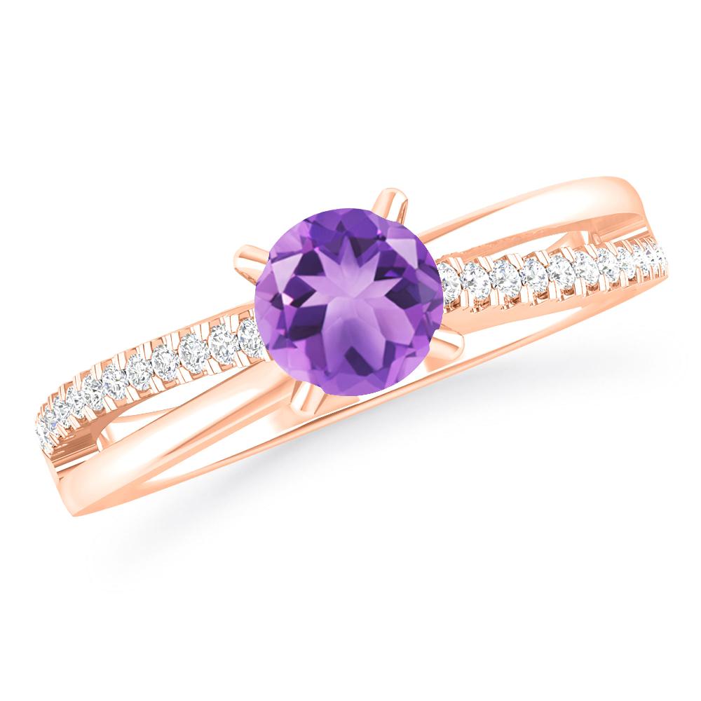 Rose Gold - Amethyst