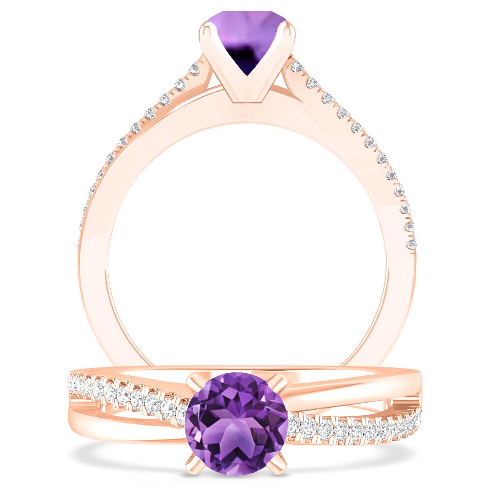 Rose Gold - Amethyst