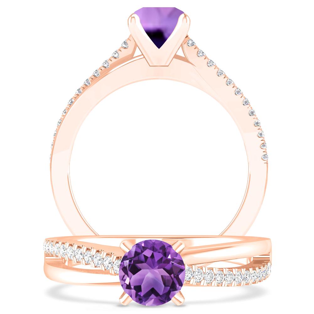 Rose Gold - Amethyst