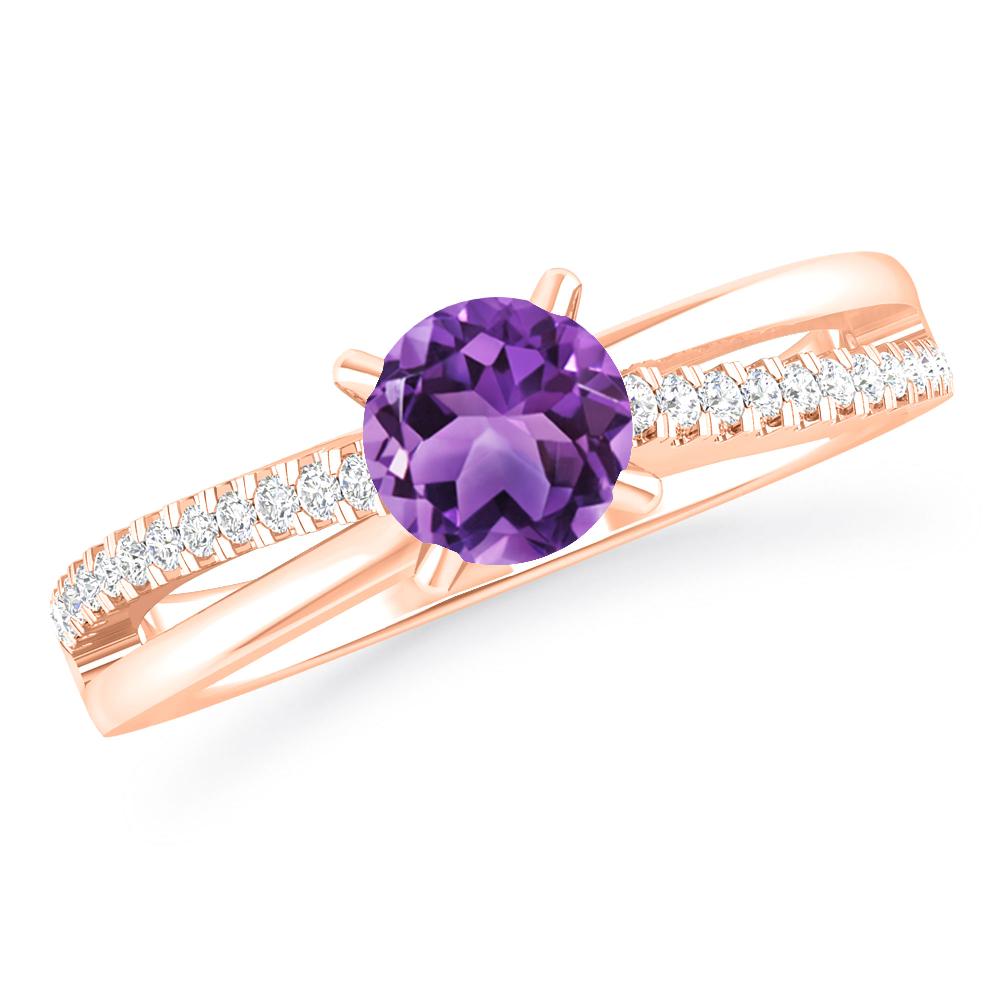 Rose Gold - Amethyst