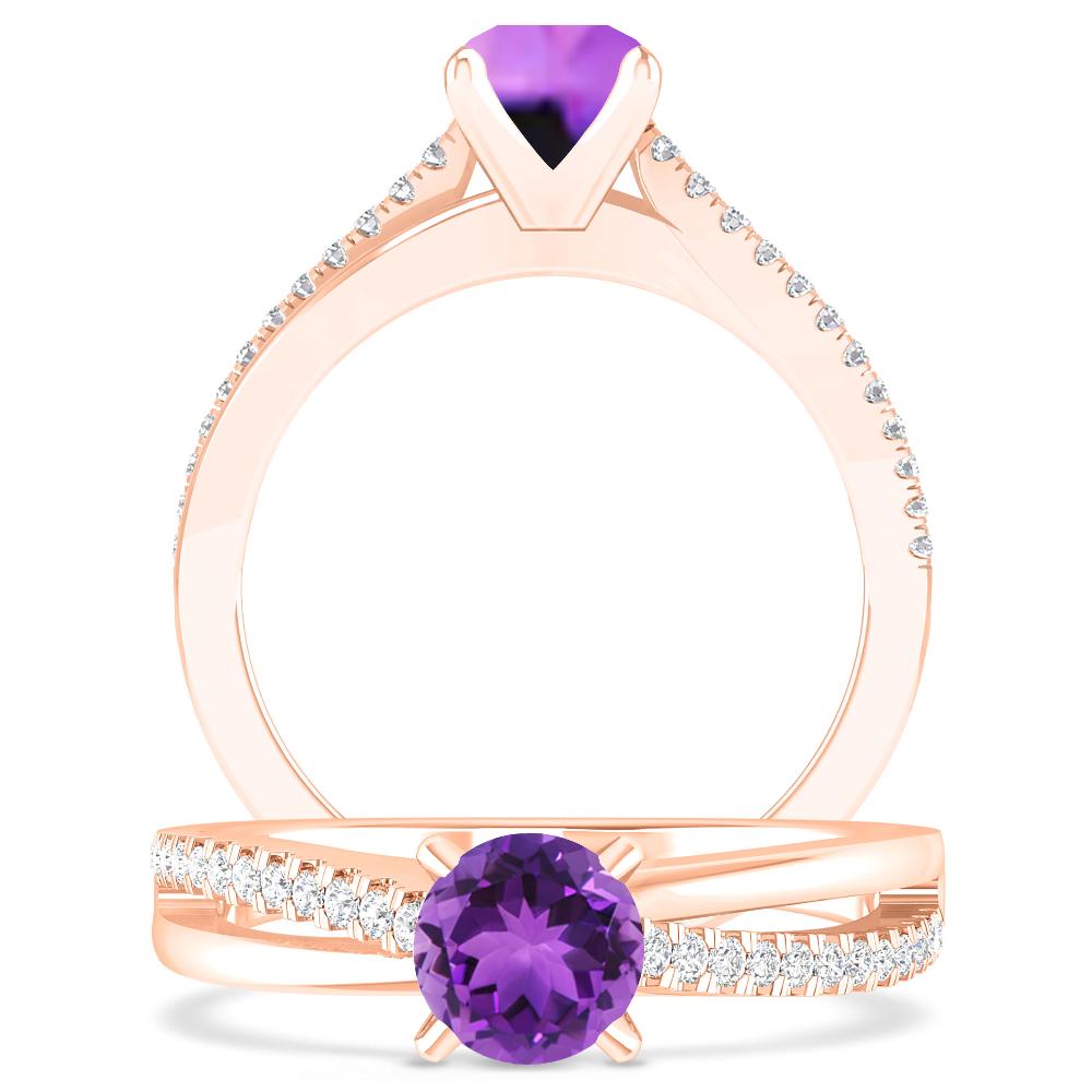 Rose Gold - Amethyst