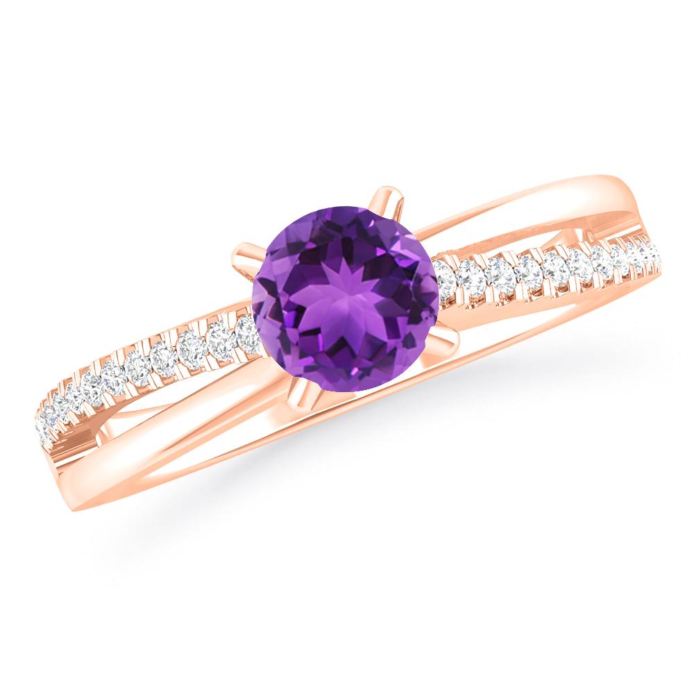 Rose Gold - Amethyst