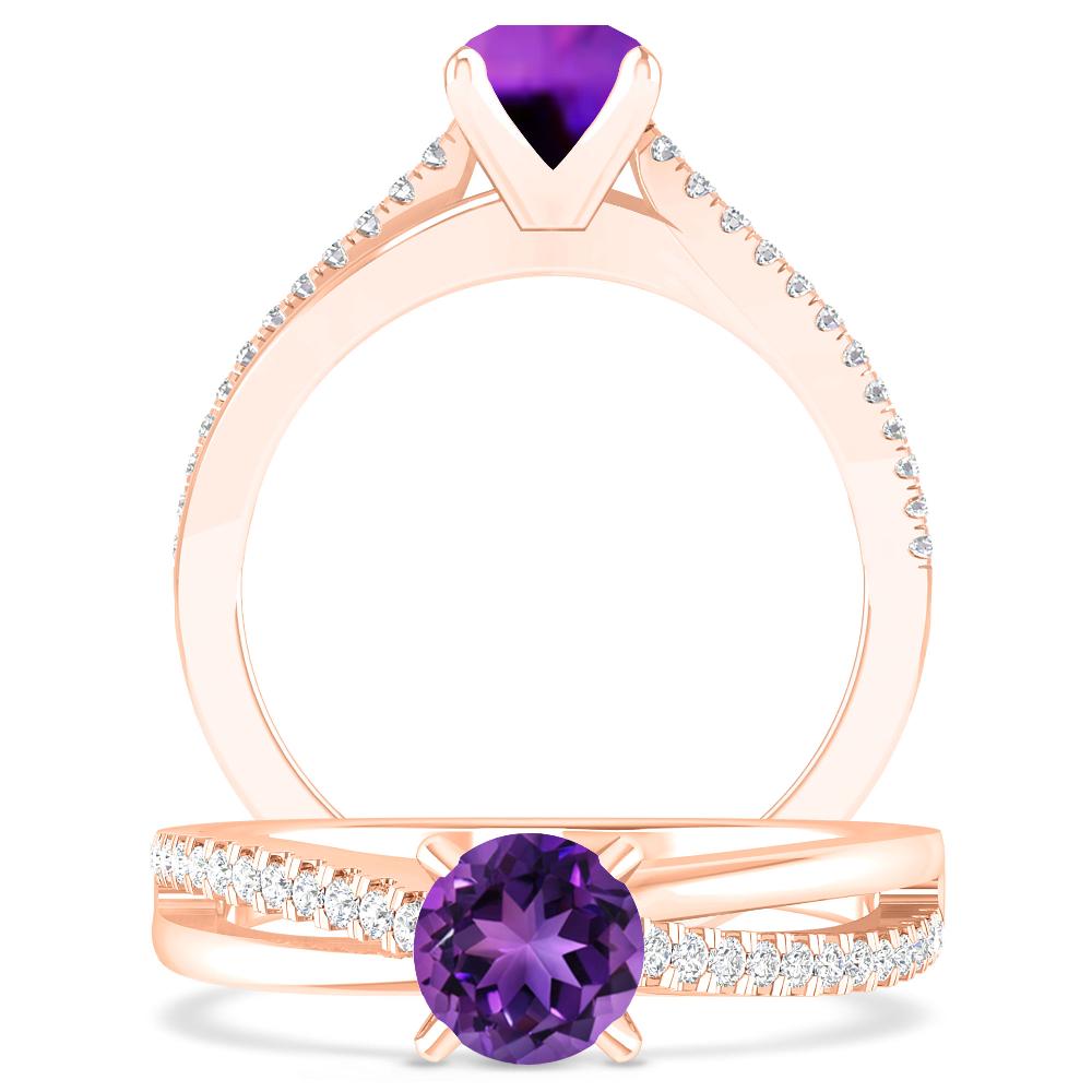 Rose Gold - Amethyst