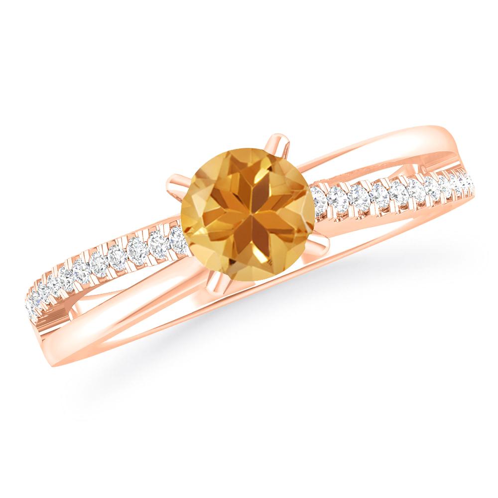 Rose Gold - Citrine